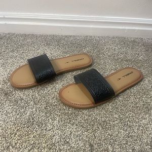 O’Neill black strap sandals